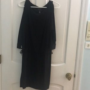 White House Black Market open shoulder dress